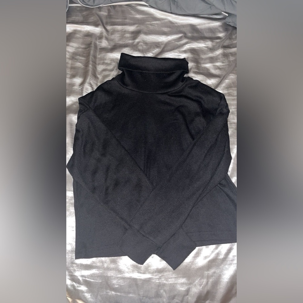 Black Turtleneck Sweater